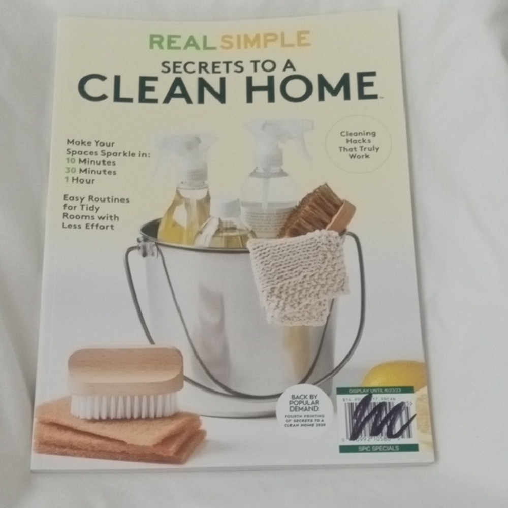 5/$15 Real Simple Secrets to a Clean Home Magazine